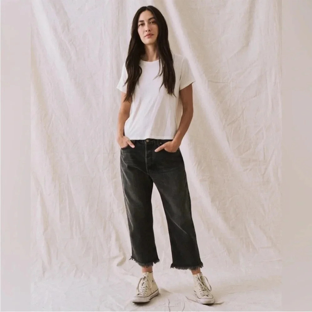 The Great. The Wayne Jean High Rise Slouchy in Onyx Wash Size 27 (waist 32”) - Picture 3 of 15